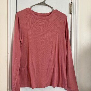 Pink A New Day Ribbed Tee